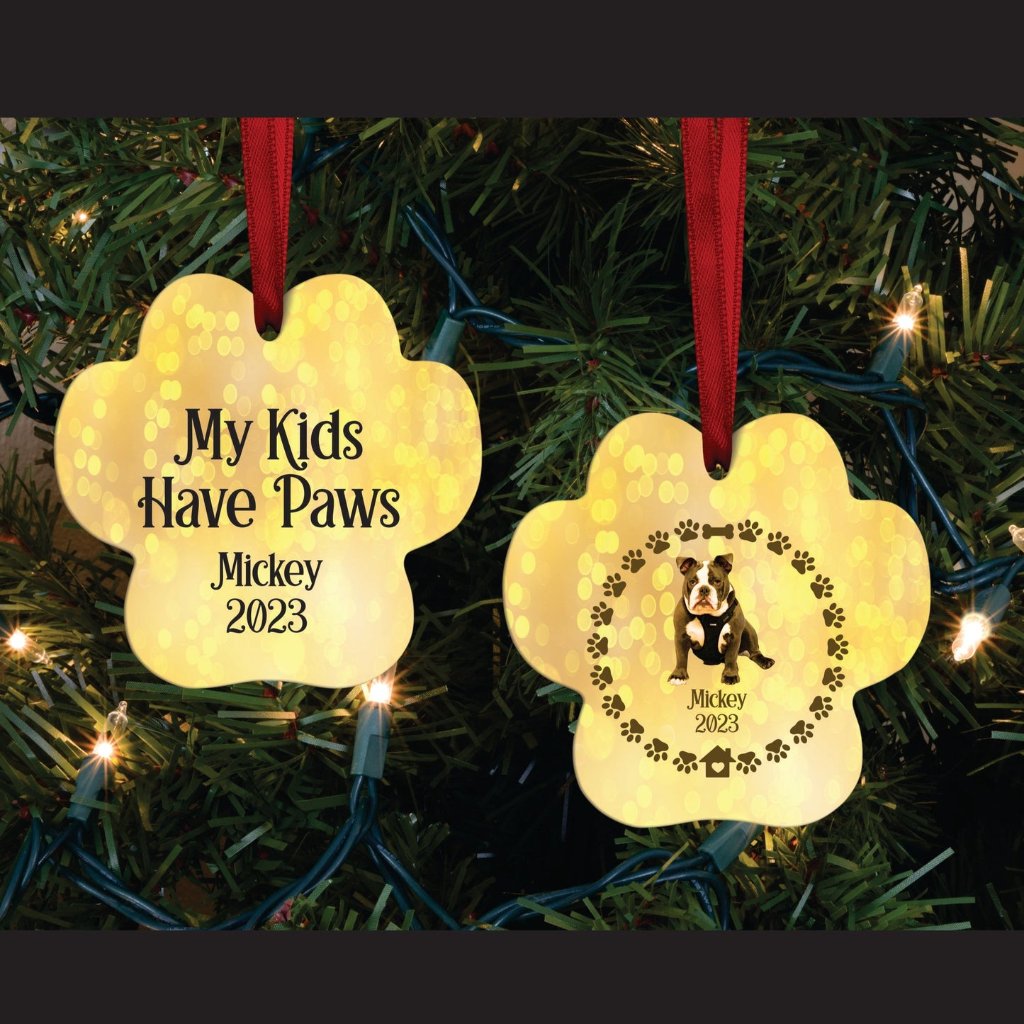 Personalized pet photo ornament, Personalized Christmas gift, Gift for Mom, Gift for Dad, Teenager gift, Stocking Stuffer, pet lover gift