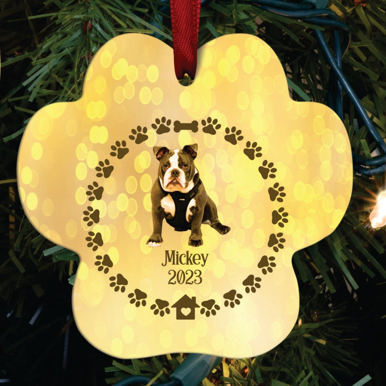 Personalized pet photo ornament, Personalized Christmas gift, Gift for Mom, Gift for Dad, Teenager gift, Stocking Stuffer, pet lover gift
