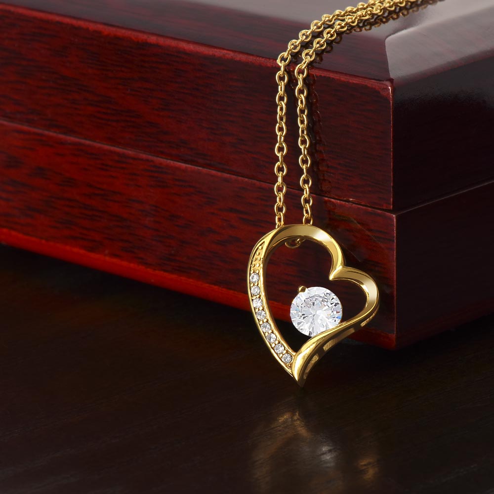 To my wife my Queen, Forever Love Necklace, Special gift for wife, Anniversary and Christmas gift