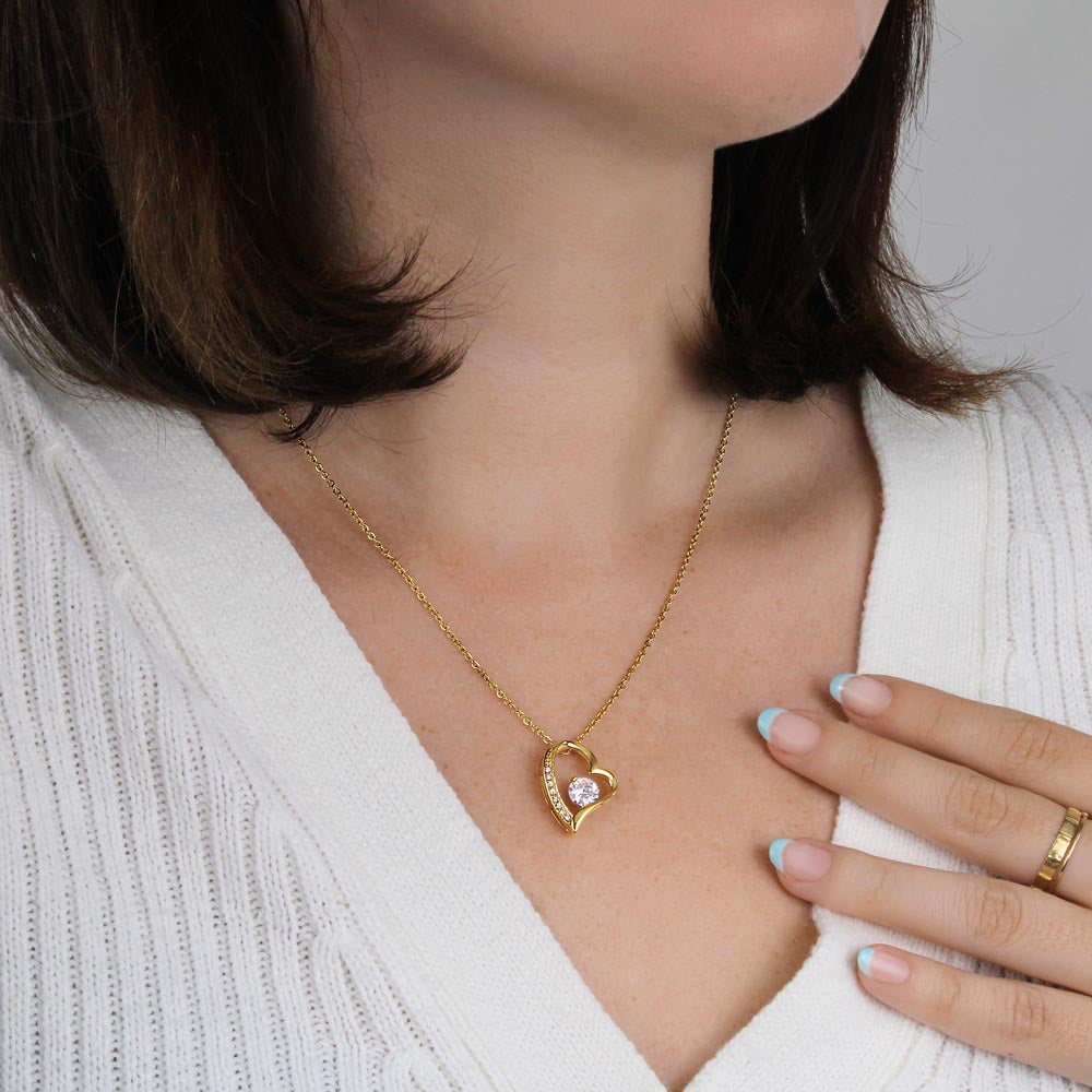 To my wife my Queen, Forever Love Necklace, Special gift for wife, Anniversary and Christmas gift