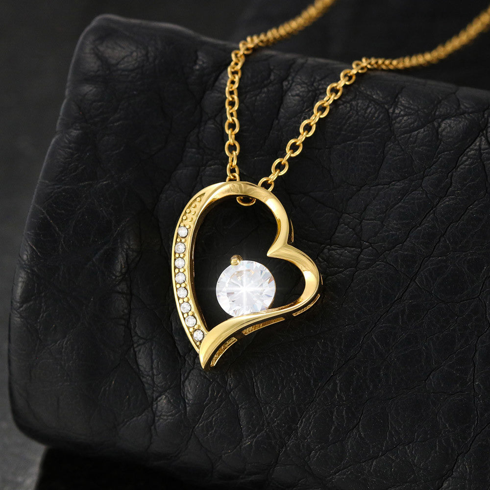 To my wife my Queen, Forever Love Necklace, Special gift for wife, Anniversary and Christmas gift
