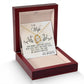 To my wife my Queen, Forever Love Necklace, Special gift for wife, Anniversary and Christmas gift