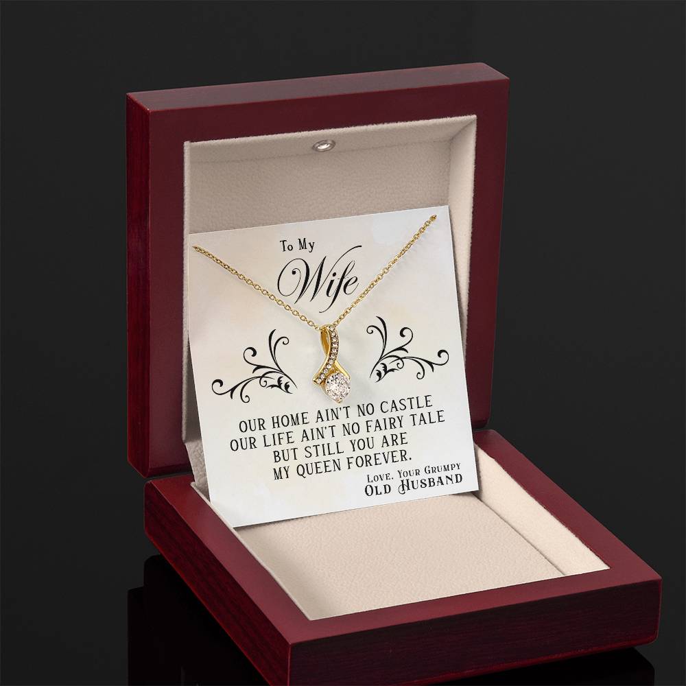 TO MY WIFE MY QUEEN FOREVER, SPECIAL  GIFT FOR WIFE, SPECIAL ANNIVERSARY GIFT, CHRISTMAS AND MOTHER DAY GIFT FOR WIFE