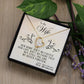 To my wife my Queen, Forever Love Necklace, Special gift for wife, Anniversary and Christmas gift
