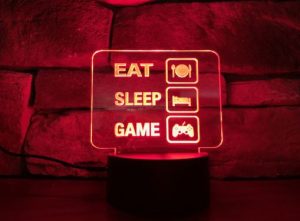 LED Light, Eat Sleep, Game
