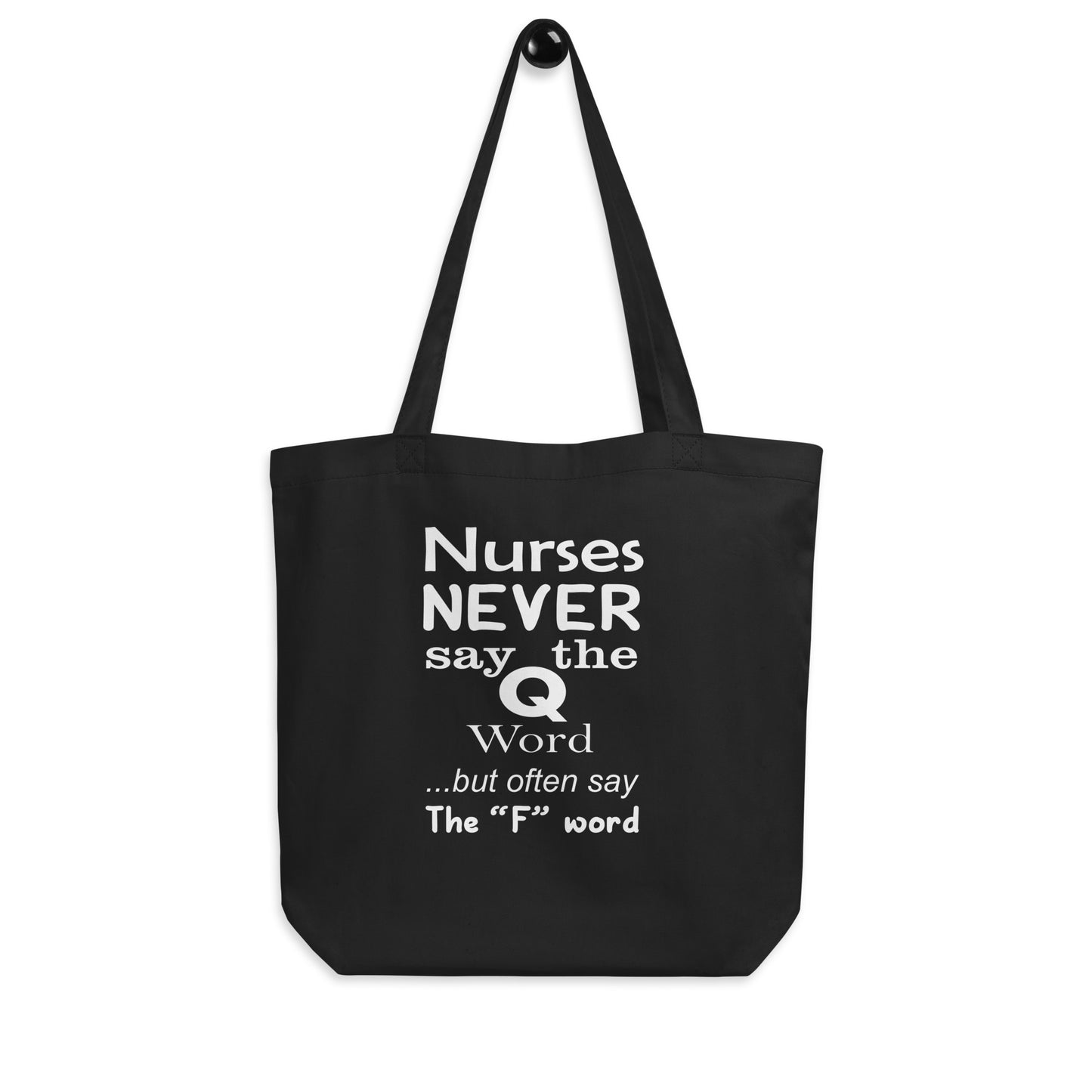 Nurses Never Say the Q word but often say the F word